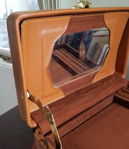 Vintage Rare MCM travel vanity jewelry cae lock trunk - Picture 14 of 14